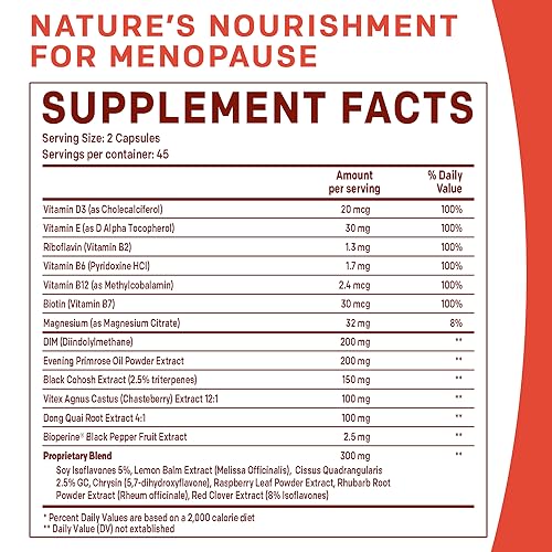 20-in-1 Menopause Supplements for Women - Dim Supplement Women - Estrogen Supplement PrimeMDUS supplements