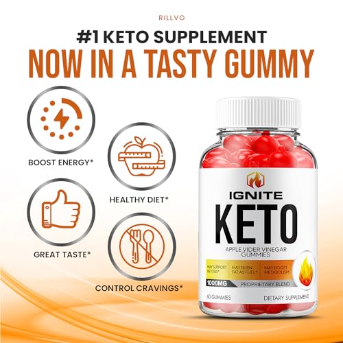 (3 Pack) Ignite Keto ACV Gummies - Official - Keto Ignite ACV Advanced Formula Plus RillvoUS supplements