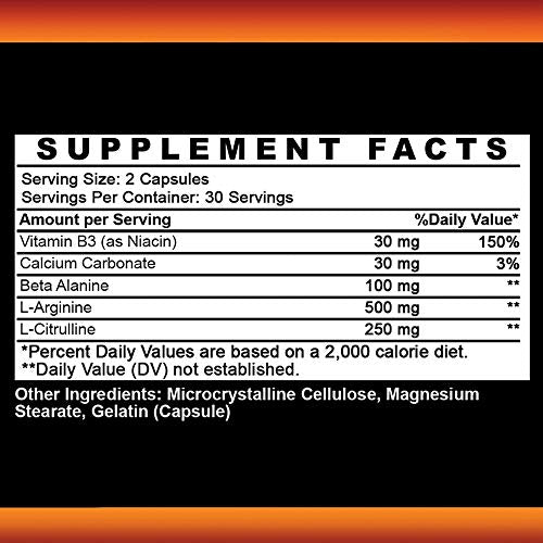 Angry Supplements Monster Test Nitric Oxide Booster Capsules, Extreme N.O Boost Angry SupplementsAu supplements