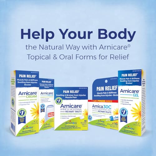 Boiron Arnicare Roll-On for Relief of Joint Pain, Muscle Pain, Muscle Soreness, and Swelling from Bruises or Injury - Cooling Metal Roller and Fragrance-Free - 1.5 oz BoironAu supplements
