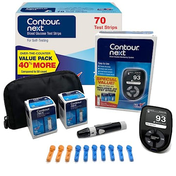 CONTOUR NEXT Blood Glucose Monitoring System – All-in-One Kit AscensiaUS supplements