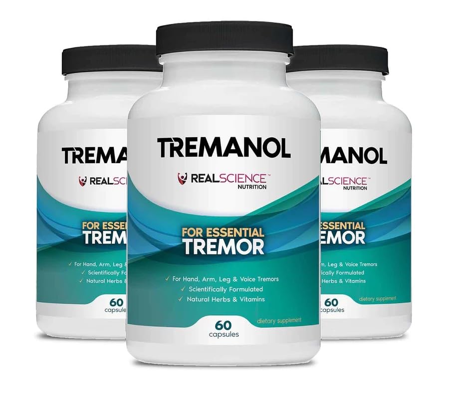 Tremanol Natural Aid Herbal Supplement – Includes Vitamin B2 & B12, Passionflower & Skullcap – 60 Caps (Pack of 3) – Made in USA TremanolAu supplements