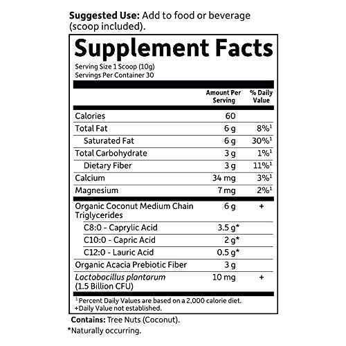 Garden of Life Dr. Formulated Keto Organic MCT Powder - 30 Servings, 6g MCTs Garden of LifeUS supplements