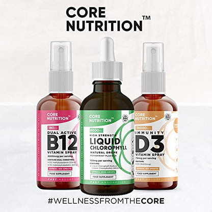 Core Nutrition Liquid Chlorophyll Drops for Water - 2 Fl. Oz for 60 Servings - 2 Month Supply Core NutritionUS supplements