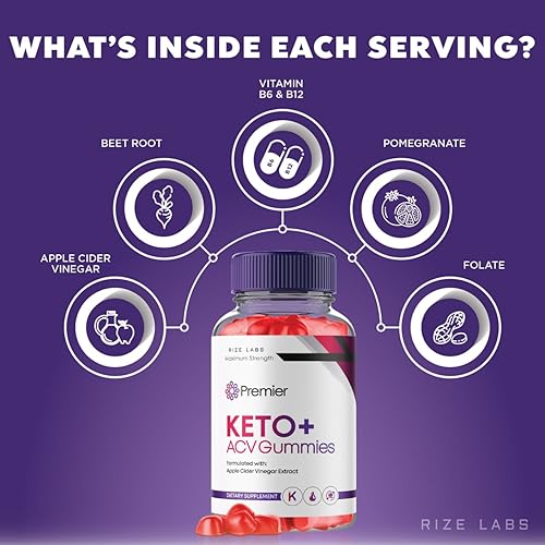 rize labs (3 Pack) Premier Keto ACV Gummies, Premier Keto Gummies for Advanced Weight rize labsAu supplements