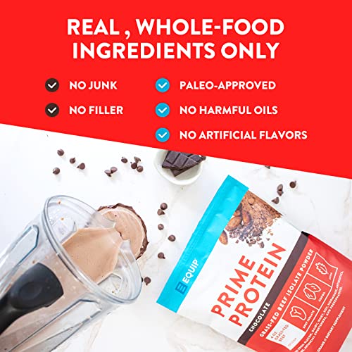 Equip Foods Prime Protein - Grass Fed Beef Protein Powder Isolate - Paleo and Keto EquipUS supplements