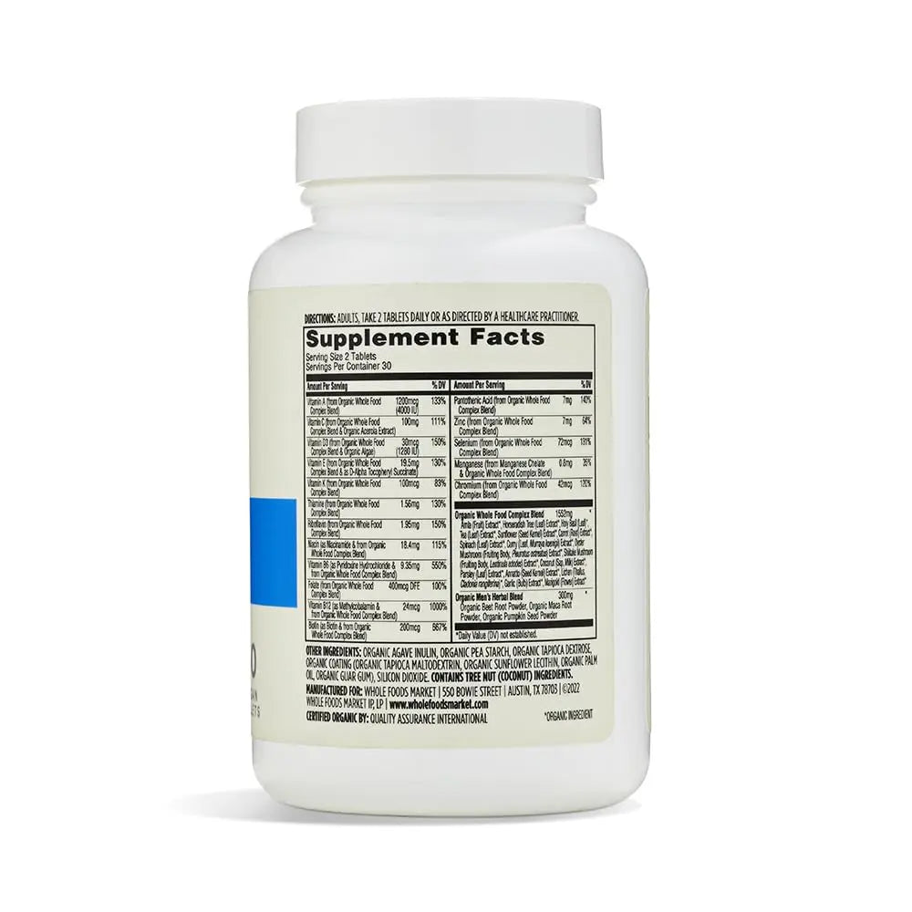 365 by Whole Foods Market, Vitamin Multi Mens Food Cultured 40 Plus, 60 Count 365 by Whole Foods MarketAu supplements