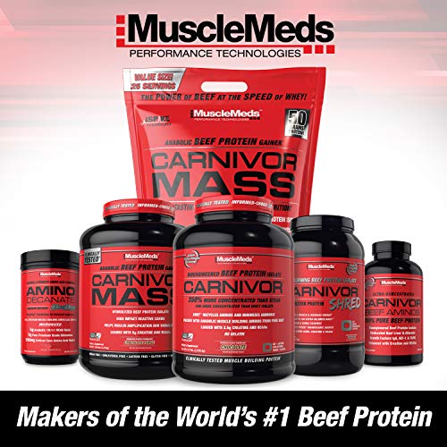 MuscleMeds, Carnivor Beef Protein Isolate Powder 56 Servings, Chocolate, 72 Ounce MuscleMedsUS supplements