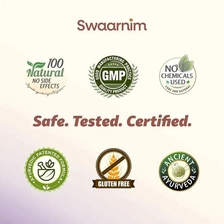 Swaarnim UTI Care, Ayurvedic Healthy Supplements for Women Health, Rich in Natural Extracts, 100% Natural - No Added Chemicals and Gluten Free, 120 Capsules SwaarnimAu supplements