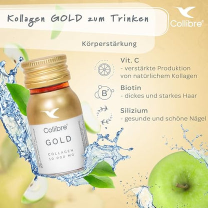 Collibre® Collagen Gold 10000mg 15 x 30ml Strong Liquid Drink CollibreUS supplements