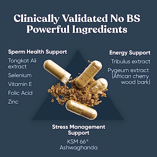 Conception For Him – Fertility Supplements for Men, Male Fertility Booster & Prenatal Eu NaturalUS supplements
