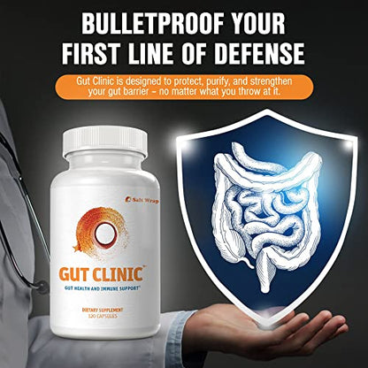 Salt Wrap Gut Clinic – Postbiotics for Digestive Symptoms, Complete Gut Health Salt WrapUS supplements