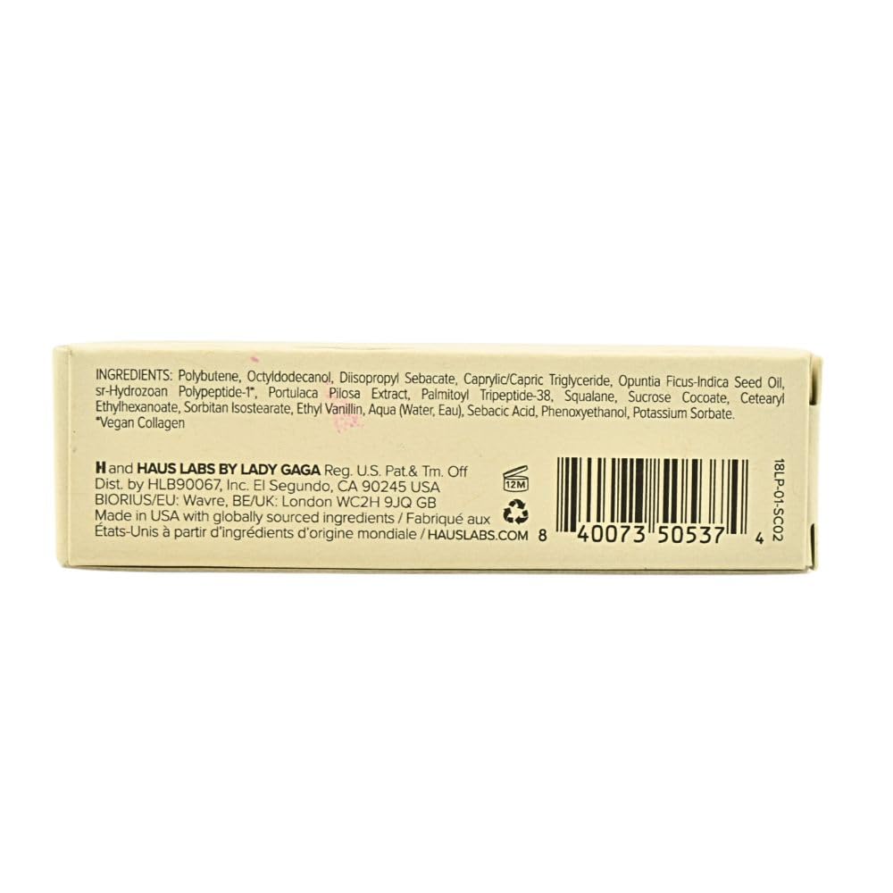 HAUS LABS BY LADY GAGA PhD Hybrid Hydrating Tinted Lip Oil Neutral Clear, Clean Vegan Lip Gloss Balm, Non-Sticky Shine, Moisturizing, 0.25 oz Haus LaboratoriesAu supplements