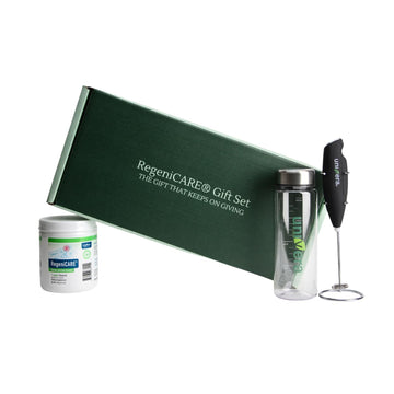 Holiday Gift Set, Joint Support with Univestin®, Glucosamine, Chondroitin & MSM — Bottle & Frother Included, Green Apple Flavor, 30 Servings UniveraAu supplements