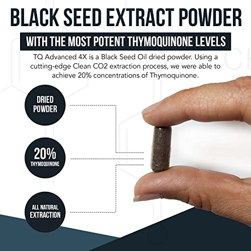 20% Thymoquinone Black Seed Oil Extract Capsules - TQ-Advanced 4X®: Highest Triquetra HealthAu supplements