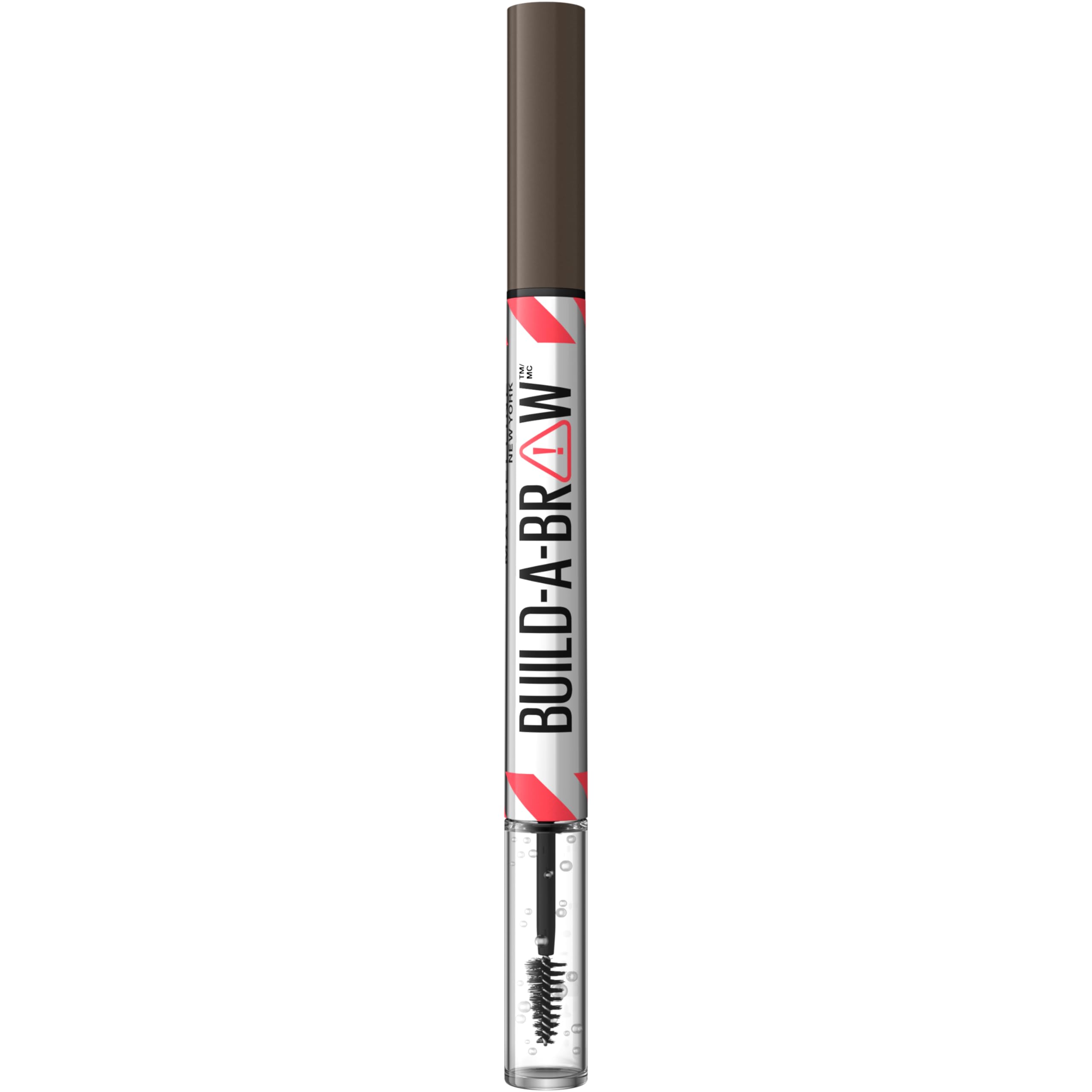 Maybelline Build-A-Brow 2-in-1 Brow Pen and Sealing Eyebrow Gel, Eyebrow Makeup for Real-Looking, Fuller Brows, Black Brown, 1 Count MAYBELLINEAu supplements