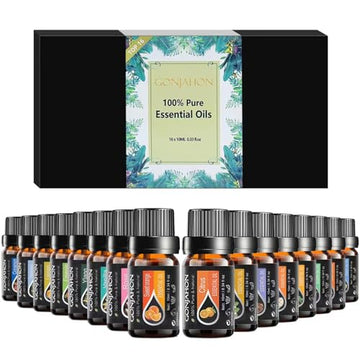 KMSCO Essential Oils Set -Top 16(0.33Fl Oz) Organic Plant Natural Fragrance Scents Blends Oil KMSCOAu supplements