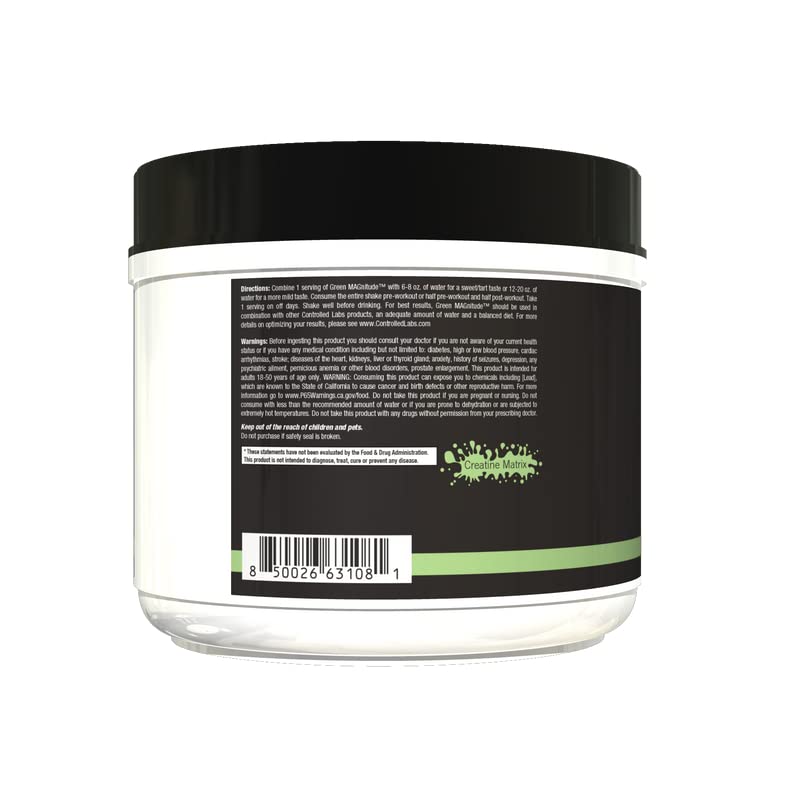 CONTROLLED LABS Green Magnitude Supplement, Synergistic Creatine Formula Powder CONTROLLED LABSAu supplements