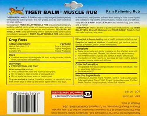 Prince of Peace Tiger Balm Muscle Rub Prince Of PeaceAu supplements