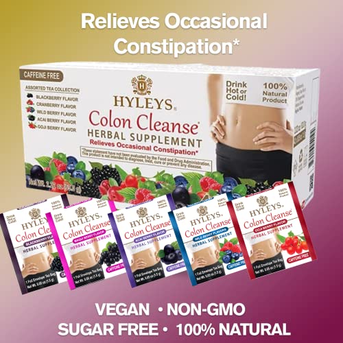 Hyleys Colon Cleanse Tea Assorted Flavors - 42 Tea Bags (12 Pack - 504 Tea Bags Total) HYLEYSUS supplements
