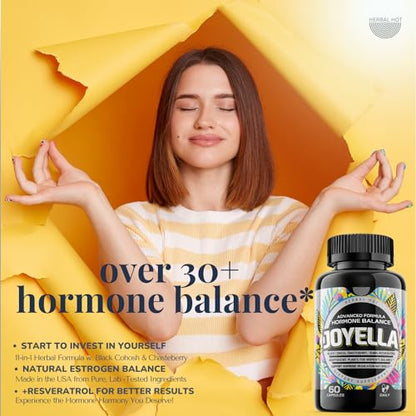 Womens Hormone Balance Supplement for Mood Swings, Hot Flashes Menopause Relief HERBAL HOTUS supplements