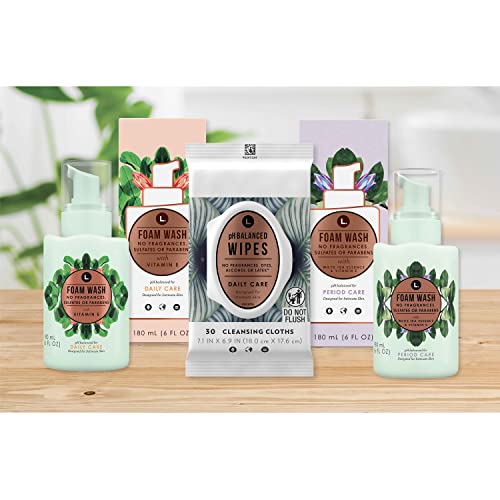 L. Fragrance Free Period Care Foaming Wash, pH Balanced, Free from Fragrances, Sulfates L.Au supplements