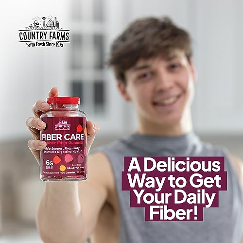 Country Farms Fiber Care Prebiotic Gummies, 6g of Fiber Per Serving, FOS from Beets Country FarmsAu supplements