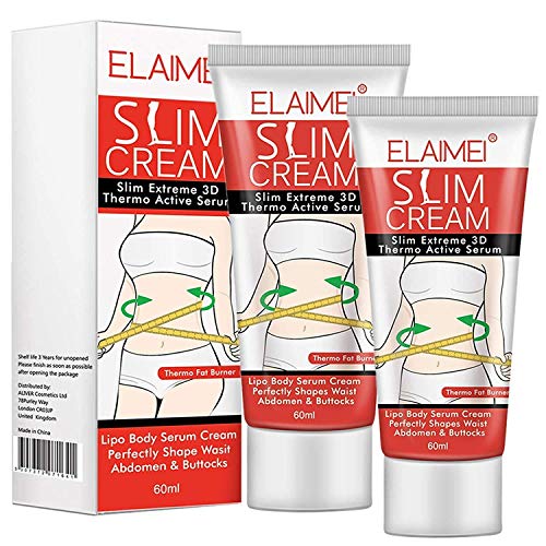 Hot Cream Belly Fat Burner (2 pack), Fat Burning Cream for Stomach, Legs, Abdomen ELAIMEIUS supplements