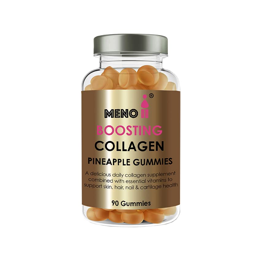 Meno® Boosting Collagen Natural Pineapple 90 Gummies Meno IIUS supplements