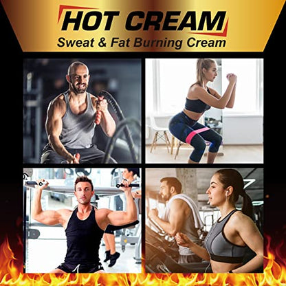 Hot Sweat Cream, Fat Burning Cream for Belly, Natural Sweat Enhancer Cream for Men McukvUS supplements