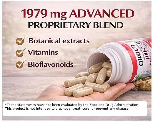 Circulation & Vein Support Supplement - Vitamins E & B3, Ginkgo Biloba, Horse Chestnut, Gotu Kola, Grape Seed, Butcher's Broom & Citrus Bioflavonoids - 1979 mg Formula - 90 Capsules - 30 Days Supply. Main ProductsAu supplements
