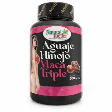 Natural medix Aguaje Hinojo Maca Triple (Maca Root Supplement) Premium 100 Capsules | Premium Botanical Blend for Feminine Balance & Confidence Natural medixAu supplements