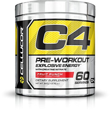 Cellucor C4 Explosive Pre Workout w/Creatine Nitrate - 60 Servings - Fruit Punch CellucorAu supplements