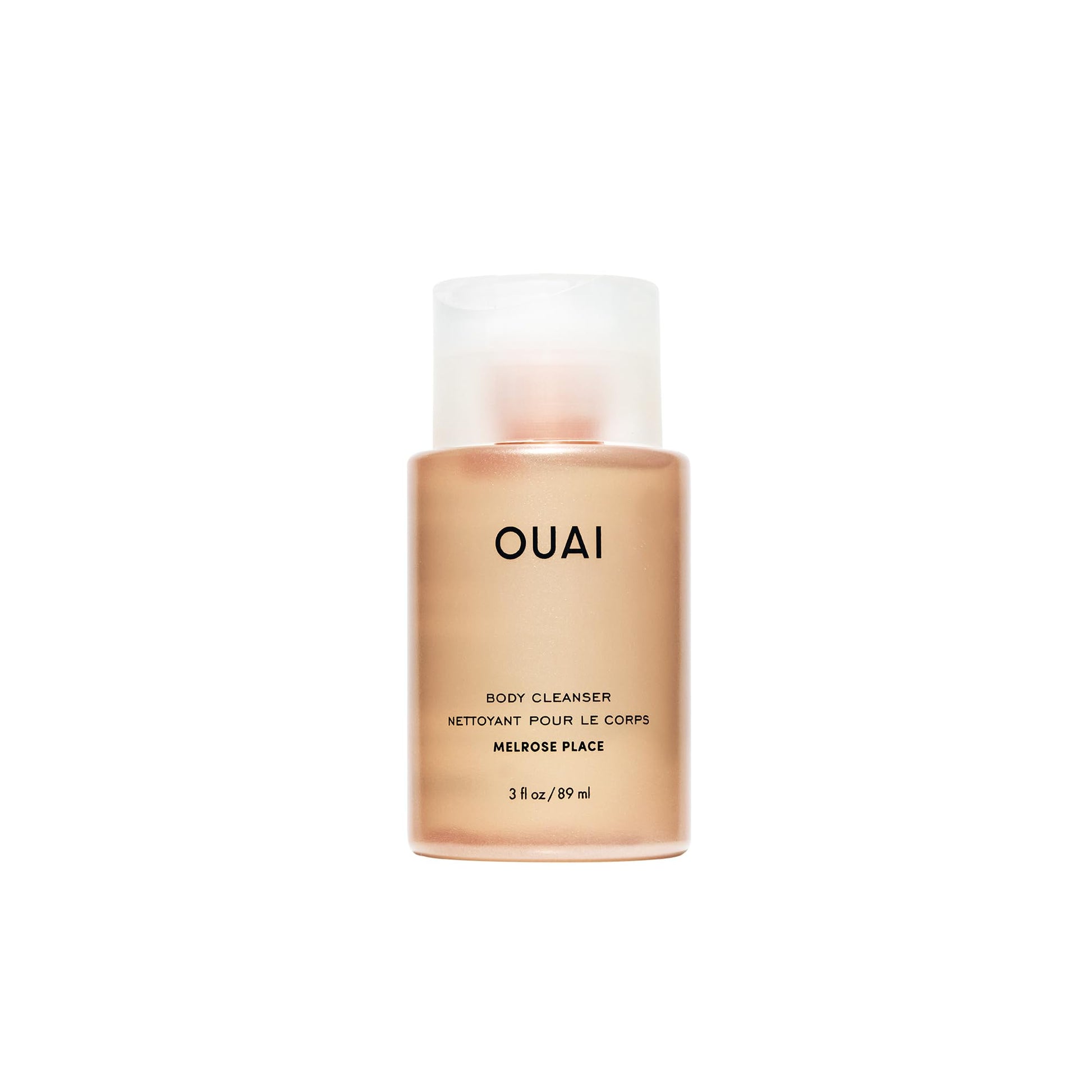 OUAI Body Cleanser Travel Size, Melrose Place - Foaming Body Wash with Jojoba Oil & Rosehip Oil to Hydrate, Balance & Soften Skin - Paraben, Phthalate, Sulfate Free Skin Care Products (3 Fl Oz) OUAIAu supplements
