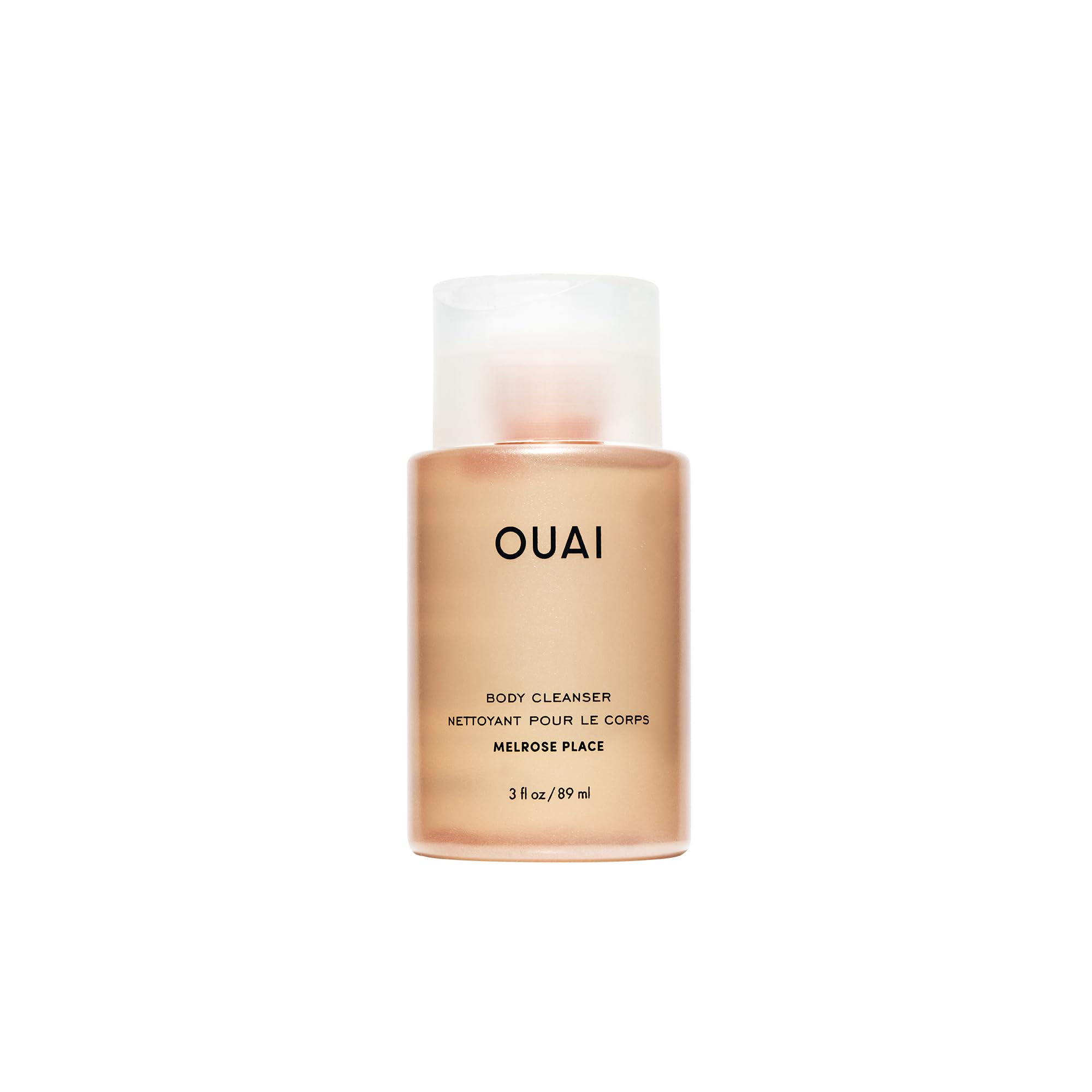 OUAI Body Cleanser Travel Size, Melrose Place - Foaming Body Wash with Jojoba Oil & Rosehip Oil to Hydrate, Balance & Soften Skin - Paraben, Phthalate, Sulfate Free Skin Care Products (3 Fl Oz) OUAIAu supplements