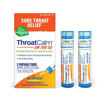 Boiron ThroatCalm On The Go for Pain Relief from Red, Dry, Scratchy, Sore Throats and Hoarseness BoironAu supplements