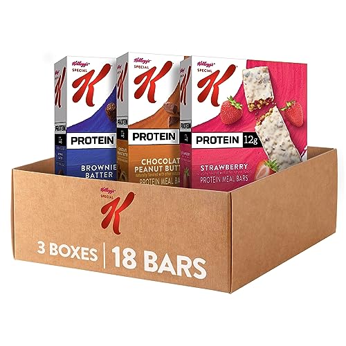 Kellogg's Special K Protein Meal Bars, Meal Replacement, Bulk Protein Snacks, Variety Pack Special KAu supplements