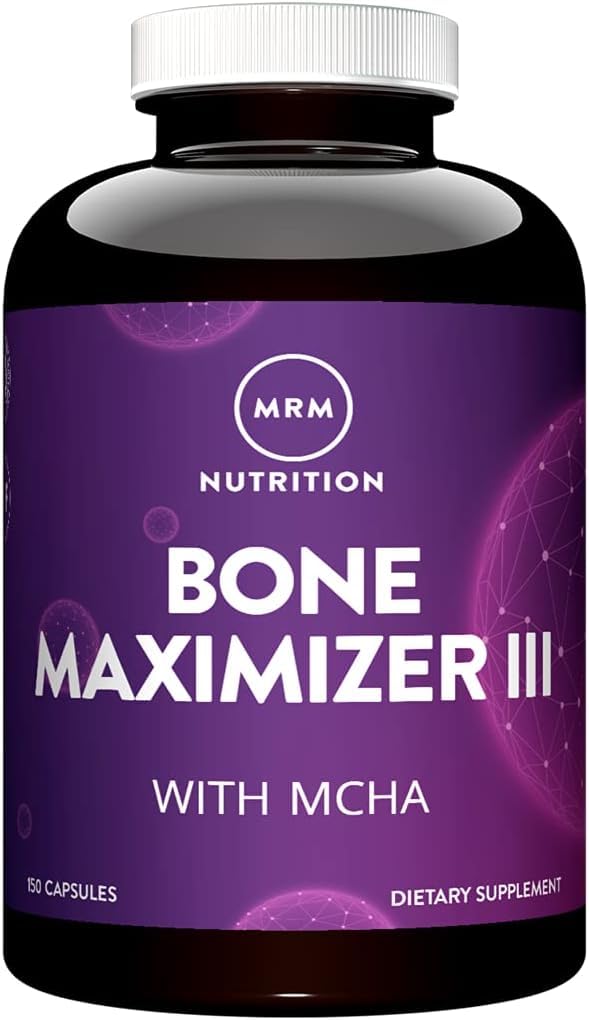 MRM Nutrition Bone Maximizer® III | with MCHA + Vitamin D3 + Vitamin K2 | Bone Health | High Potency | Key Vitamins and Minerals for Bones | 50 Servings MRMAu supplements