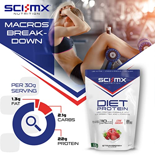 SCI-MX Diet Protein, High Protein, Low Sugar, Low Fat Lean Protein Formula Powder with Added CLA SCI-MXAu supplements