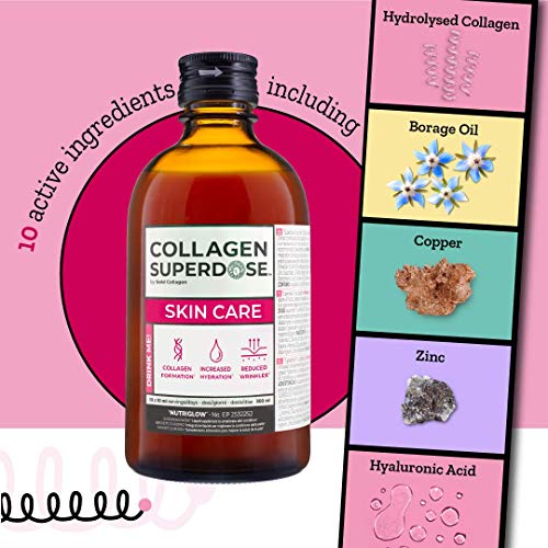 Collagen Superdose Skincare by Gold Collagen | Patented Liquid Collagen Peptides Supplement COLLAGEN SUPERDOSE by Gold CollagenAu supplements