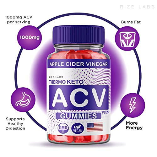 rize labs (2 Pack) Thermo Keto Gummies - ACV for Advanced Weight Loss with Apple Cider rize labsAu supplements