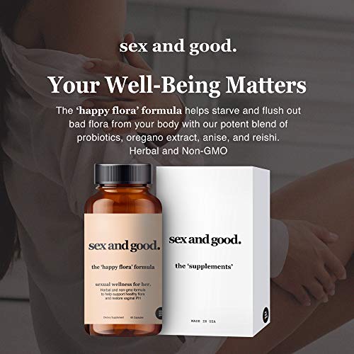 The Happy Flora Formula, Vaginal Health Supplements, Probiotics and Herbal Supplements Sex And GoodAu supplements