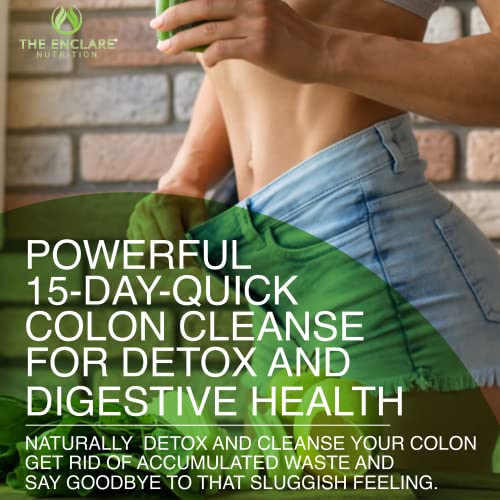 Colon Cleanser Detox. Premium 15 Day Fast-Acting Detox Cleanse Diet Pills, Probiotic THE ENCLARE NUTRITIONAu supplements