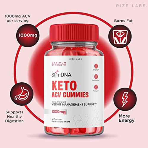 rize labs (3 Pack) SlimDNA Keto Gummies - ACV for Advanced Weight Loss with Apple Cider rize labsAu supplements