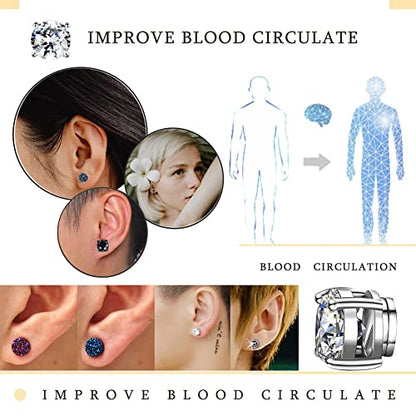 Ronglry Acupressure Slimming Earrings Therapy Weight Loss Earrings for Women Men RonglryUS supplements
