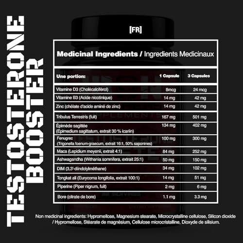 Iron Brothers Men’s Testosterone Support Supplement – Tribulus, Tongkat Ali, Ashwagandha & DIM – Daily Performance & Vitality Formula – with Fenugreek & Zinc – 30 Day Cycle – 90 Capsules Iron Brothers SupplementsAu supplements