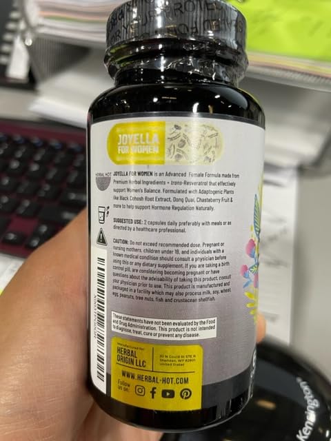 Womens Hormone Balance Supplement for Mood Swings, Hot Flashes Menopause Relief HERBAL HOTUS supplements