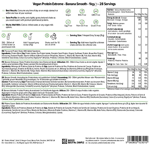 Protein Works - Vegan Protein Extreme | 29g Plant Based Protein | Added Vitamin Blend Protein WorksAu supplements