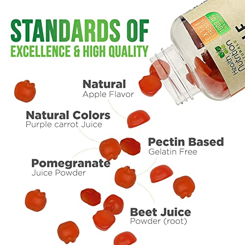 Vegan Apple Cider Vinegar Gummies | Max Strength 1000mg | ACV Supplement Gummy for Adults Health Nutrition NaturalsUS supplements