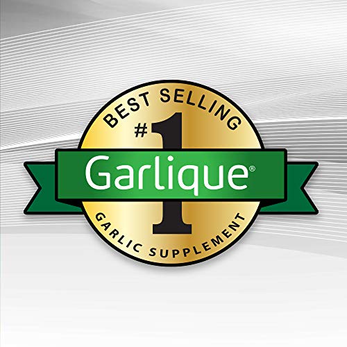 Garlique Garlic Extract Supplement, Healthy Blood Pressure Formula, Odorless & Vegan GarliqueUS supplements